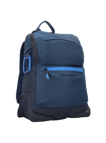 Piquadro Corner Rucksack 44 cm Laptopfach in night blue