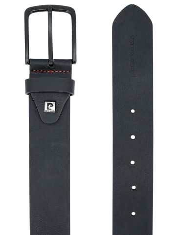 Pierre Cardin Ledergürtel Basic in Schwarz