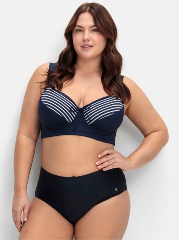 sheego Bikini-Hose in tiefblau