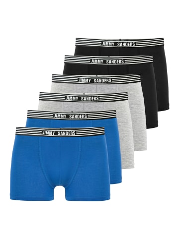 JIMMY SANDERS Boxer in Schwarz-grau-Sax