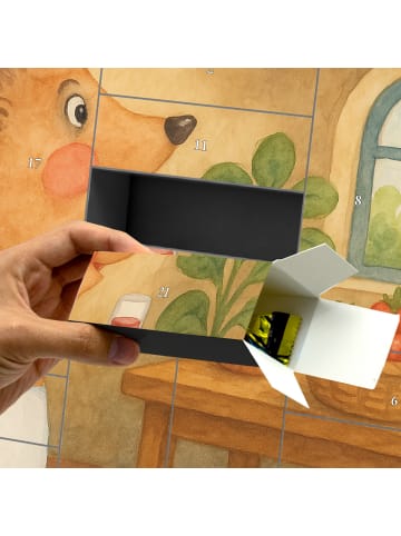 Mr. & Mrs. Panda Adventskalender Selbst Befüllen Igel Wein Desig... in Weiß