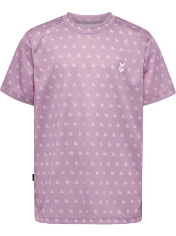 Hummel Shirt "Bee Aop T-Shirt S/S" in Lila