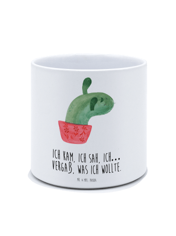 Mr. & Mrs. Panda XL Blumentopf Kaktus Mama mit Spruch in Weiß
