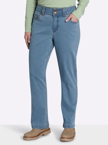 sheego Jeans in blue-bleached