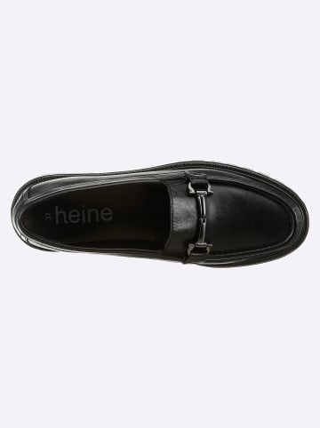 Heine Slipper in schwarz