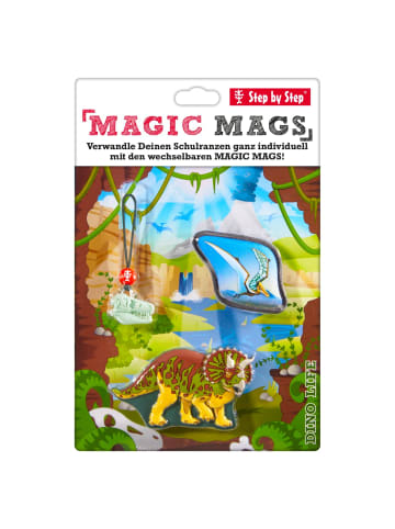 Step by Step Ranzen-Zubehör-Set MAGIC MAGS in Dino Tres