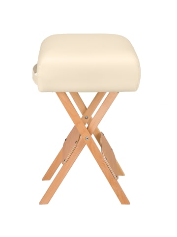 tectake Sitzhocker mit 2 Lagerungsrollen