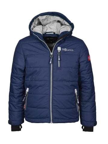 Trollkids Skijacke / Winterjacke "Hemsedal" in Marineblau / Silbergrau