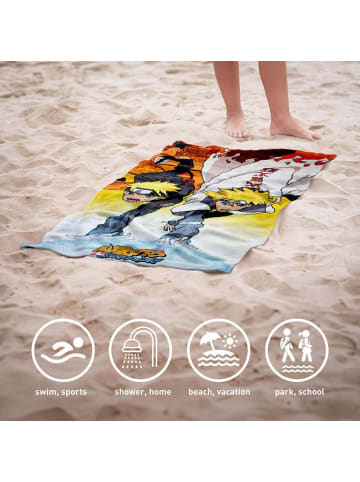Naruto Naruto Badehandtuch aus 100% Baumwolle Strandtuch 70x140 cm in Orange