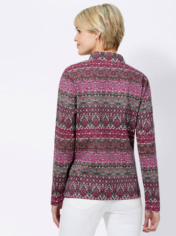 WITT WEIDEN Langarmshirt in schilf-altrosé-bedruckt