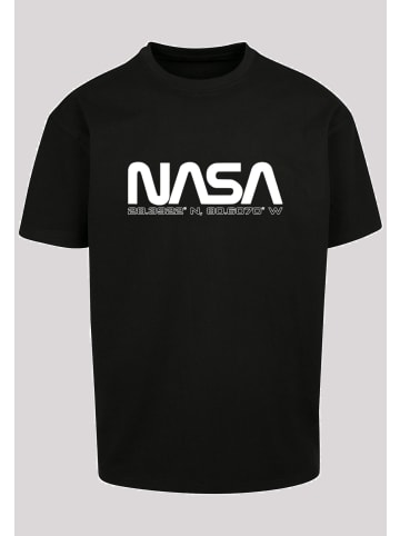 F4NT4STIC Heavy Oversize T-Shirt NASA worm in schwarz