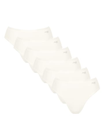 Sloggi Slip 6er Pack in Weiß