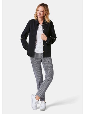 GOLDNER Kurzgröße:  Hemdjacke Hemdjacke in schwarz