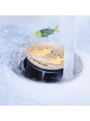 Mr. & Mrs. Panda Waschbecken Ablaufstopfen Mops Verliebt ohne Sp... in Hundeglück