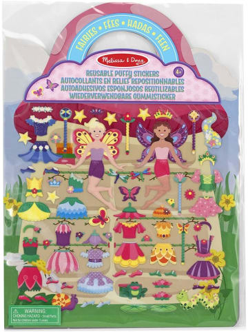 Melissa & Doug Wiederverwendbare Gummisticker - Feen - ab 3 Jahren