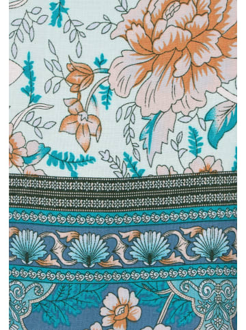 gaya Women Dress in Aqua Multicolor