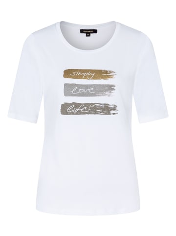 More & More Kurzarmshirt in white