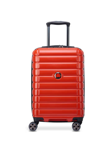 Delsey Shadow 5.0 4-Rollen Kabinentrolley 55 cm in intensives rot