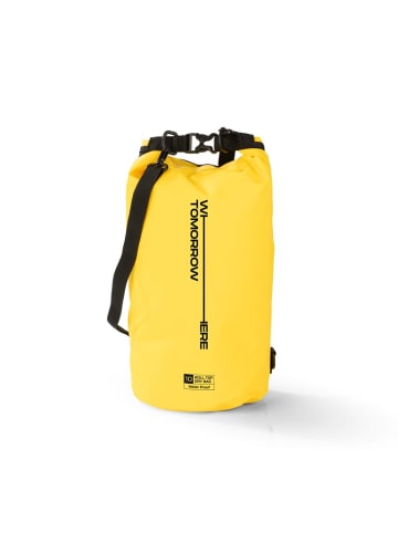 Where Tomorrow PVC dry bag 10L - gelb wasserdichte Tasche