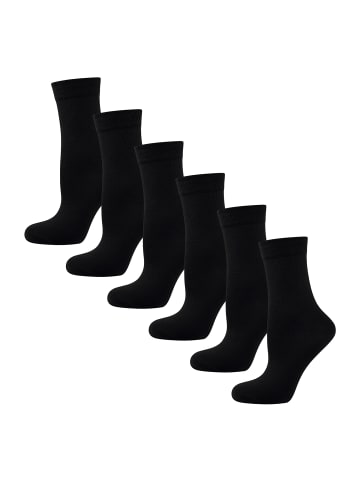 Nur Die  Freizeitsocken Ohne Gummi in Schwarz