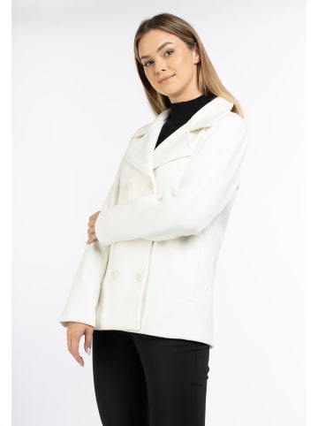 DreiMaster Damen Übergangscaban Aus Wollgemisch in Wollweiss