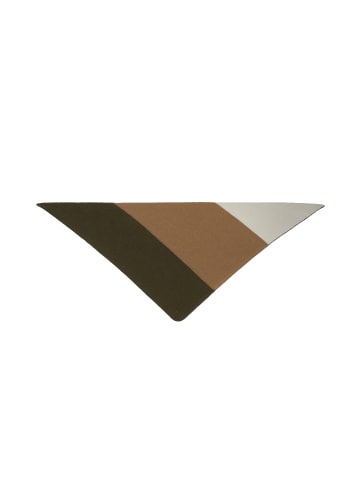 Faera Schal Colorblock modern warm in Khaki