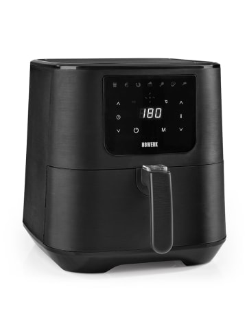 N8WERK Fritteuse Heißluft Airfryer Pommes 5L Ofen XL Digital Touch Display