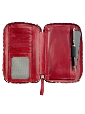 Leonhard Heyden Cambridge Handytasche Leder 11 cm rot