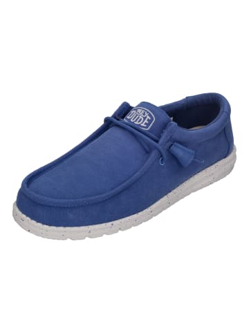 Hey Dude Halbschuhe-Slipper WALLY SLUB CANVAS in blau