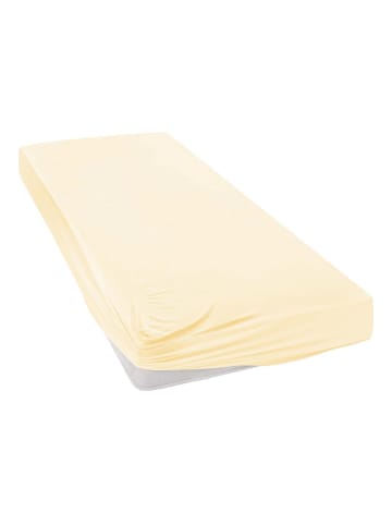 Janine Spannbettlaken Jersey Elastic in champagner