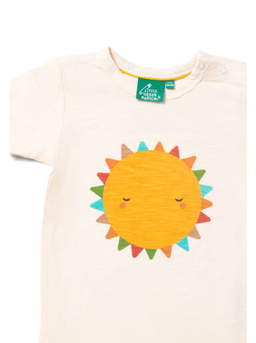Little Green Radicals Kurzarm-T-Shirt in Creme