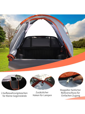 COSTWAY Campingzelt 2 Personen in Silber