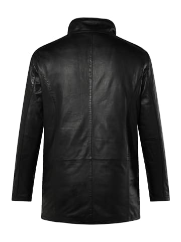 Boston Park Lederjacke in schwarz