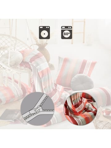 Erwin Müller Seersucker Kissenbezug in rot