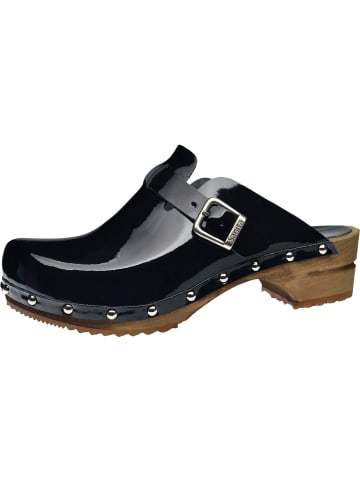 Sanita Comfortwear Clog "Wood-Krisla Open" in Schwarz