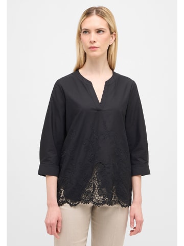Eterna Bluse LOOSE FIT in schwarz