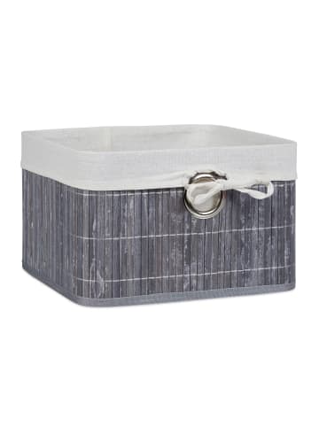 3x Aufbewahrungskorb in Grau - (B)31 x (H)20 x (T)31 cm