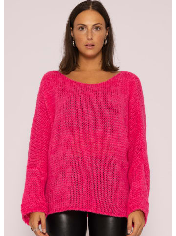 SASSYCLASSY Oversize Strick-Pullover in Pink