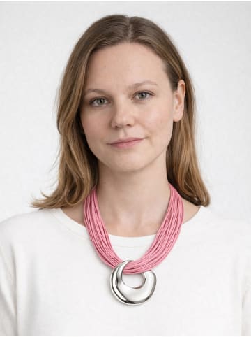 collezione alessandro Kurze Kette " Evora " in rosa