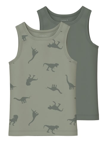 name it Unterhemden 2er Pack NMMTANK TOP AGAVE in agave green