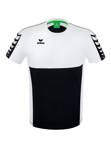 erima Herren Six Wings T-Shirt in schwarz/weiss