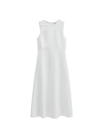 Marc O'Polo Leinenkleid shaped in Weiß