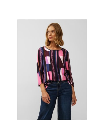 Street One Langarmshirt in purple brown