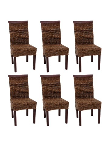 MCW 6er-Set Esszimmerstuhl Manfredonia, Hell, ohne Kissen