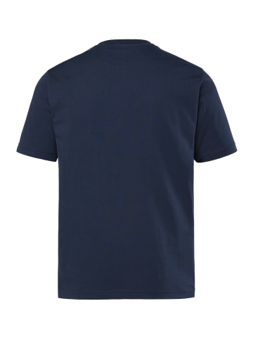 Men Plus Kurzarm T-Shirt in navy blau