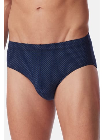 Schiesser Mini Slip / Unterhose Cotton Casual Organic Cotton in Dunkelblau