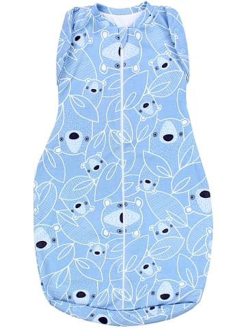 TupTam Babay Schlafsack Pucksack Round in blau Modell 1