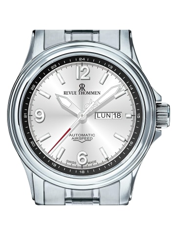 Revue Thommen Automatikuhr für Herren in silber