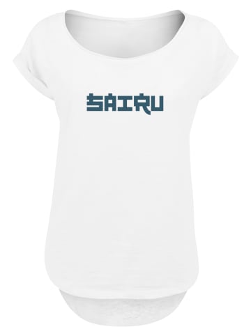 F4NT4STIC Long Cut T-Shirt Koi Fish Japan Streetstyle in weiß