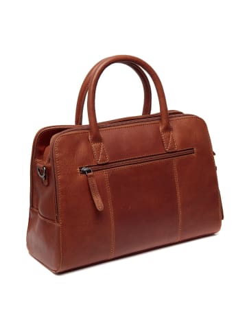 The Chesterfield Brand Layton Schultertasche Leder 35 cm in cognac